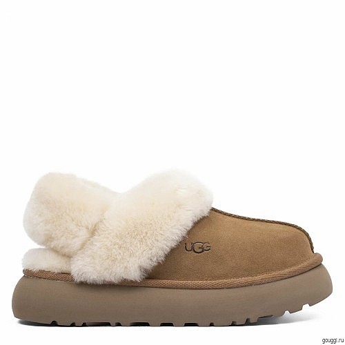 Женские тапочки Ugg Slippers Disquette Chestnut