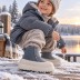 Детские мини угги UGG Kids Mini Weather Hybrid Cobble Grey