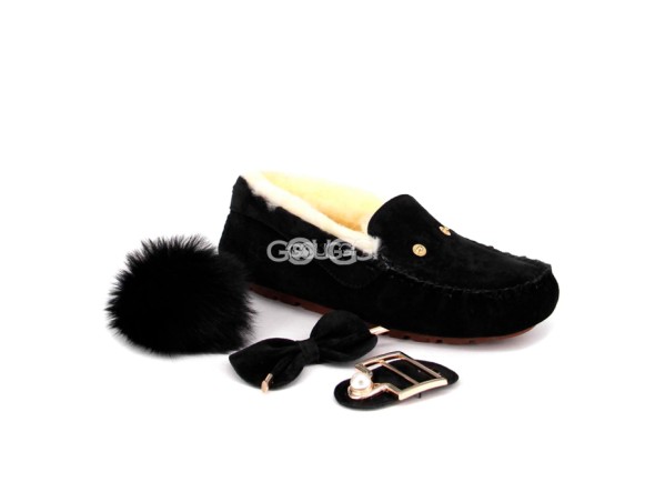 Ugg Dakota New Pom Black