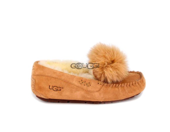 Ugg Dakota New Pom Chestnut