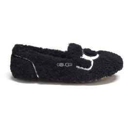 UGG Hailey Fluff Loafer Black