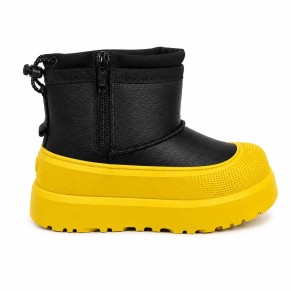 UGG Kids Mini Weather Hybrid Black Leather Summer