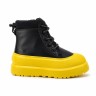 UGG Kids Neumel Hybrid Black Leather Summer
