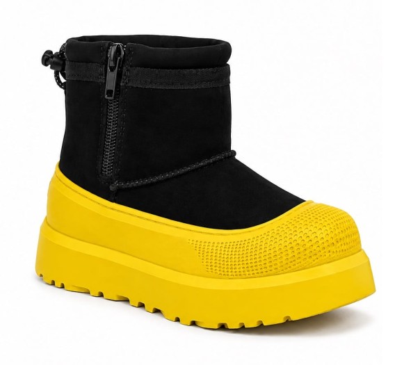 Детские мини угги UGG Kids Mini Weather Hybrid Black Summer