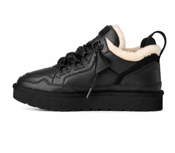 Женские кроссовки Ugg Lowmel Sneaker Leather Black