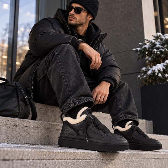 Мужские кроссовки Ugg Men.s Lowmel Sneaker Leather Black