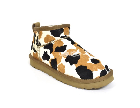 Ultra Mini Cow Print Chestnut