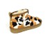 Ultra Mini Cow Print Chestnut