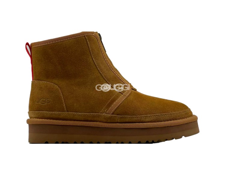 Ugg Neumel Platform Zip Chestnut - купить женские угги на шнурках от UGG  Australia по цене 9 990 руб. в Москве