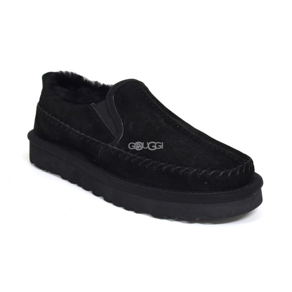 Ugg Mens Stitch Slip On Black