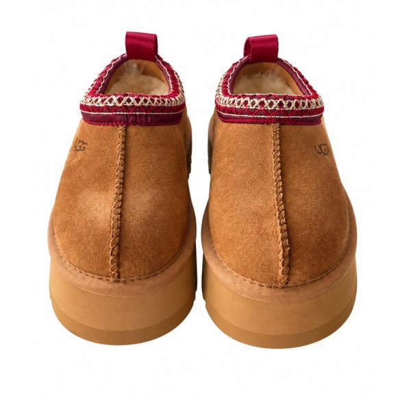 Детские слипоны на платформе Ugg Kids Tazz Chestnut