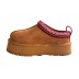 Детские слипоны на платформе Ugg Kids Tazz Chestnut