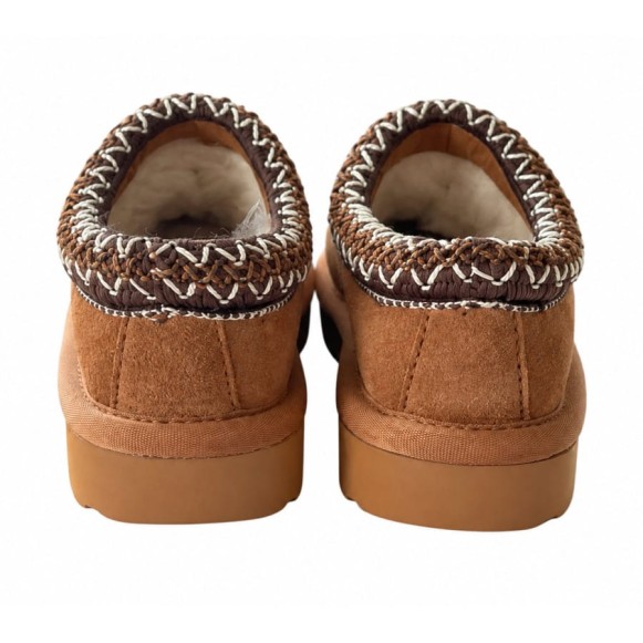 Детские слипоны Kids Tasman Slippers Chestnut