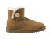 Женские мини угги с пуговицей Mini Bailey Button Chestnut II