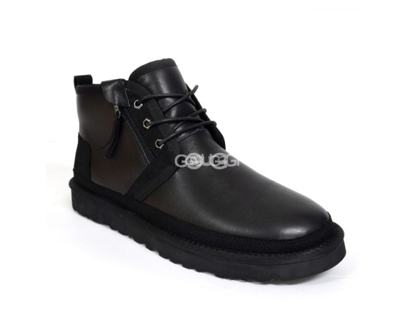 Neumel ZIP Leather - Black