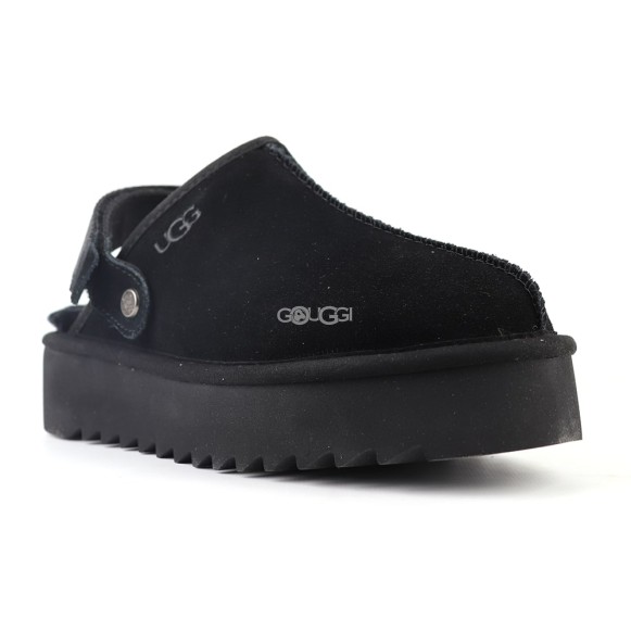 Goldenstar Clog Platform Black