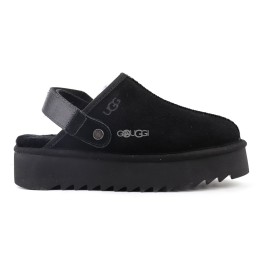 Goldenstar Clog Platform Black
