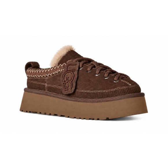 Женские слипоны на платформе Heritage Lace-Up Slipper Hickory