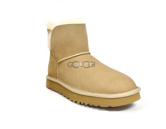 Mini Bailey Logo Strap Suede Sand