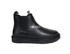 Mens Neumel Chelsea Metallic - Black