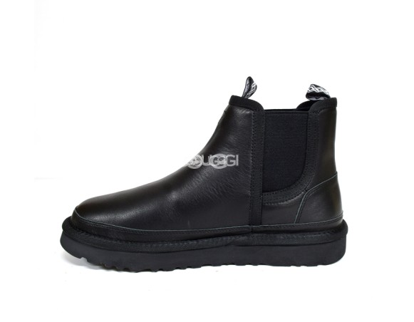 Mens Neumel Chelsea Metallic - Black