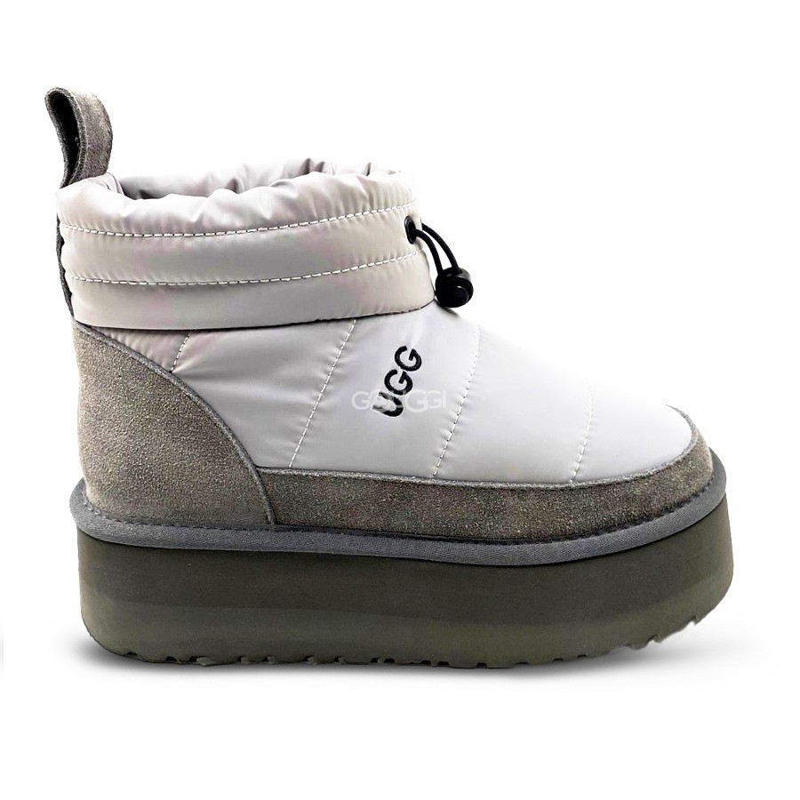 UGG Womens OBBA Platform Grey