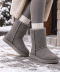 Женские короткие угги Classic Short Grey