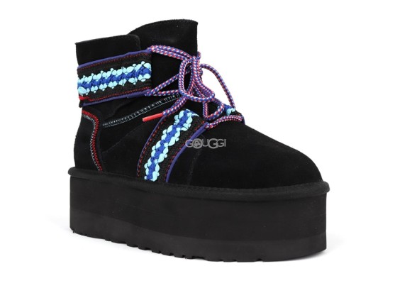 Classic Mini II Braid Platform - Black 