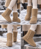 Женские короткие угги Classic Short Sand