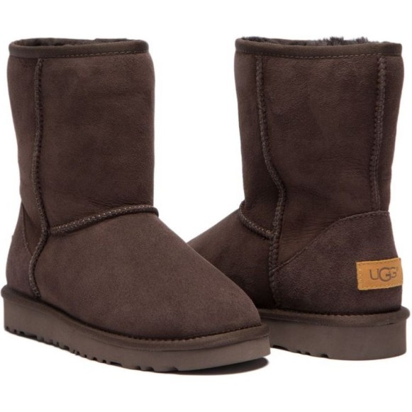 Женские короткие угги Classic Short Chocolate