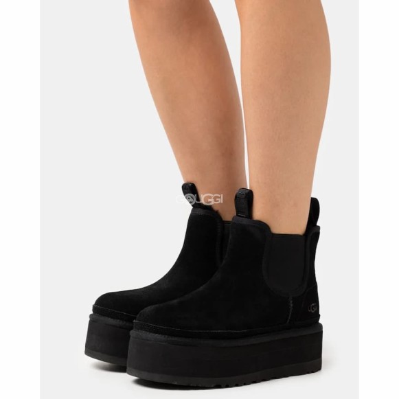 UGG Neumel Platform Chelsea Black