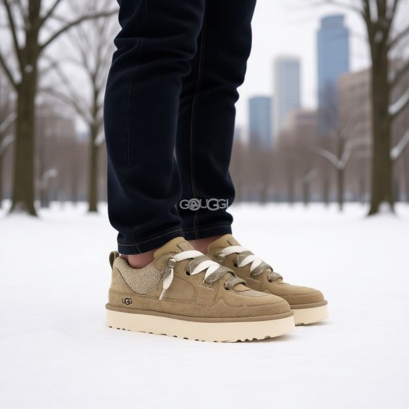 Мужские кроссовки Ugg Lo Lowmel Mens Mustard Seed