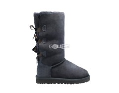 Ugg bailey shop bow tall grey