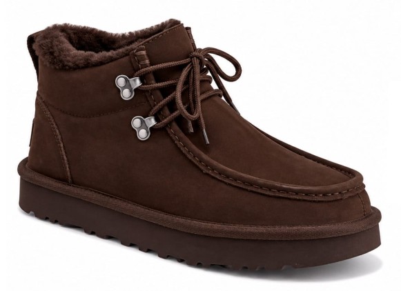 Мужские ботинки Ugg Mens Ambush Woven Boot Chocolate