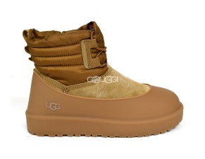 Classic Mini Lace-Up Weather Chestnut.