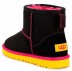 Женские непромокаемые мини угги Ugg Classic Mini II Black-Yellow