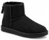Мужские непромокаемые мини угги на молнии Ugg Mens Classic Mini Zip II Black