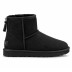 Мужские непромокаемые мини угги на молнии Ugg Mens Classic Mini Zip II Black