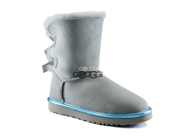 Bailey Bow 2 Metallic Grey Violet