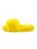 Fluff Slide Slippers Yellow