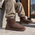 Мужские непромокаемые мини угги Ugg Mens Classic Mini II Chocolate