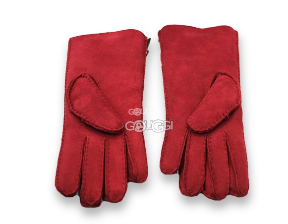 Женские удлиненные перчатки UGG Red