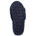 Fluff Slide Slippers Navy Blue
