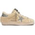 Женские зимние кеды Golden Goose Super-Star Winter Beige Shearling Glittered
