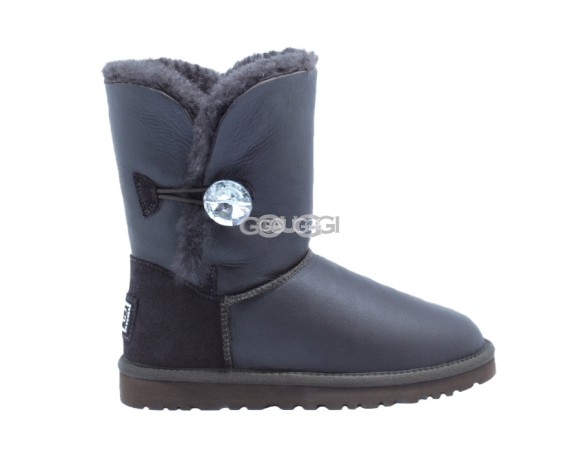 Bailey Button Bling Metallic Chocolate