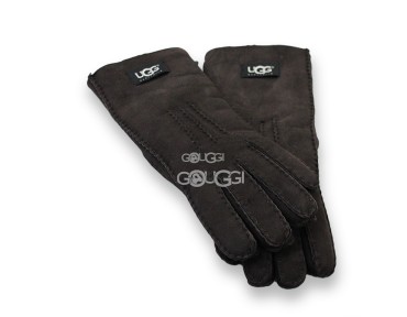 Женские удлиненные перчатки UGG Chocolate - 1027