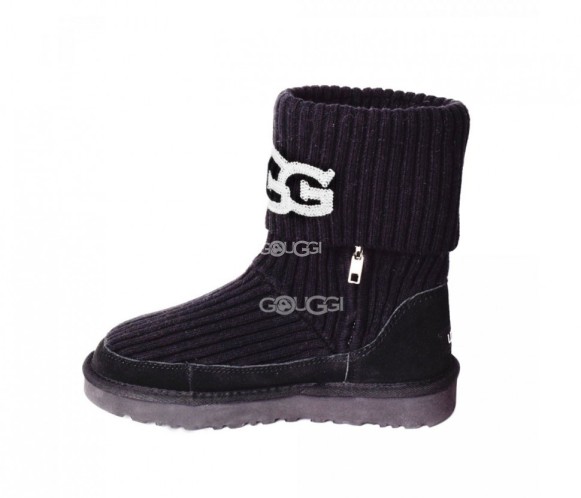 Classic Rib Knit Black