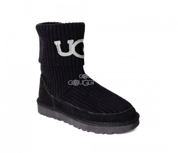 Classic Rib Knit Black