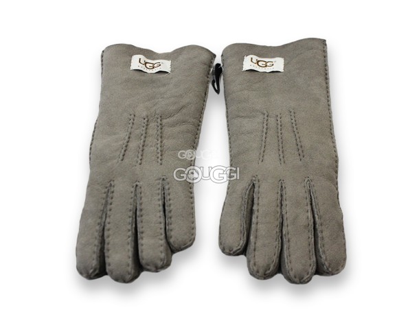 Женские удлиненные перчатки UGG Light Grey - 10029 
