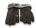 Меховые перчатки мужские UGG Grey Leather